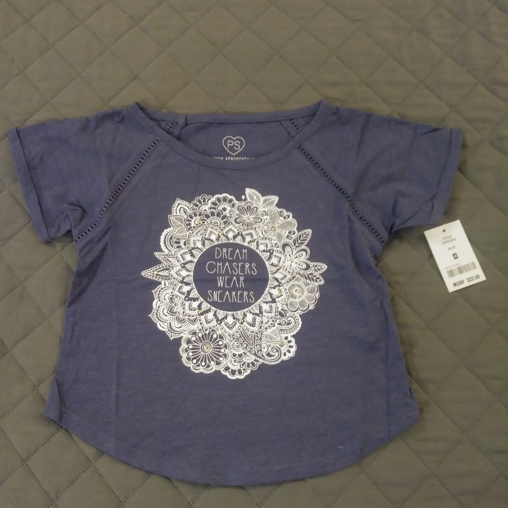 Kids Blue Graphic T-Shirt